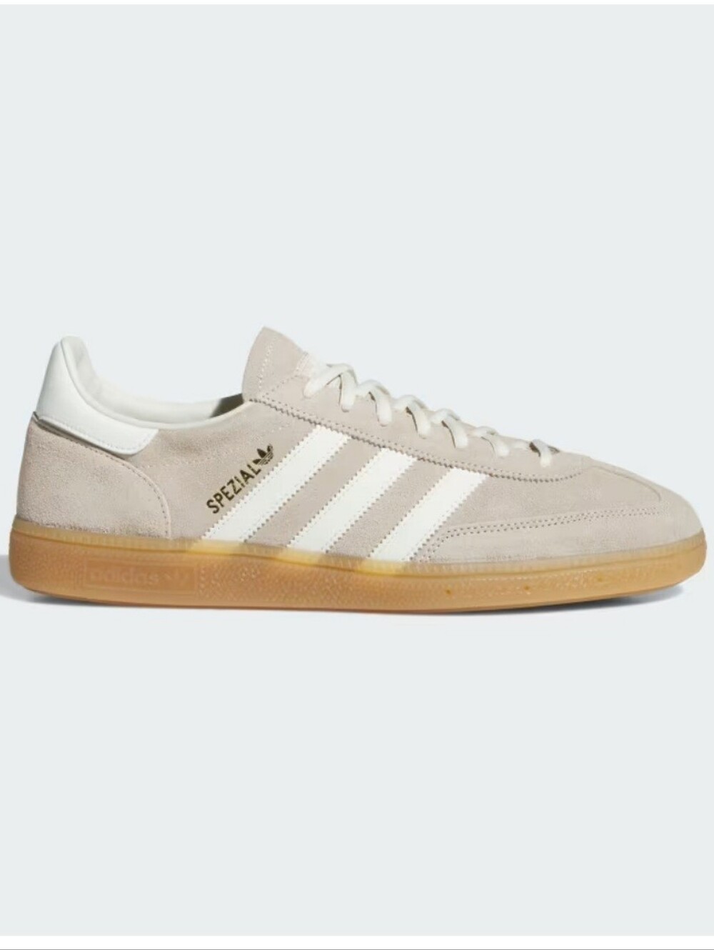 Khaki And White Adidas Handball SPEZIAL.